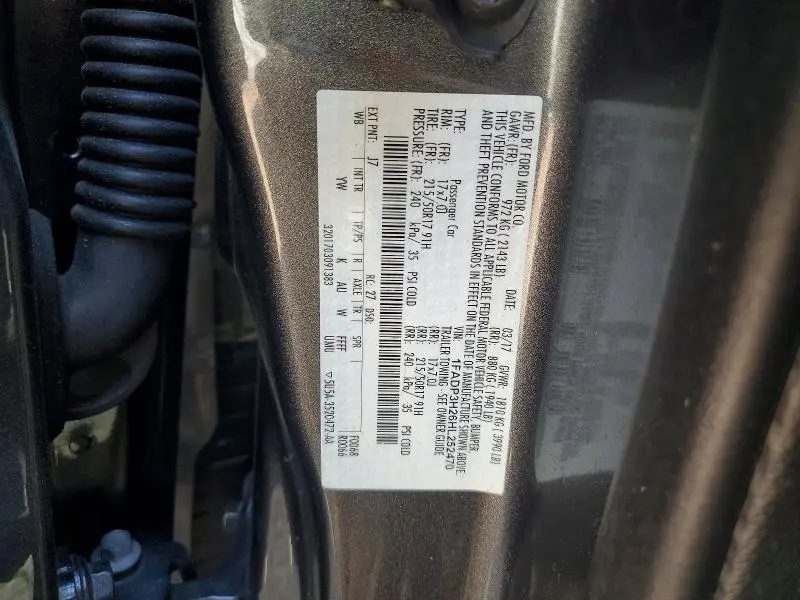 2017 FORD FOCUS SEL  