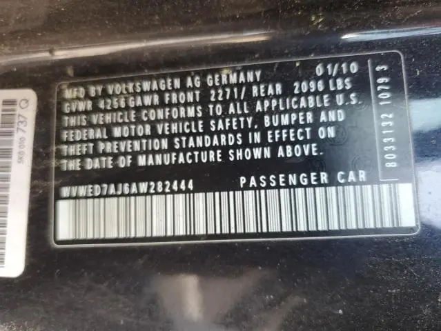 2010 VOLKSWAGEN GTI