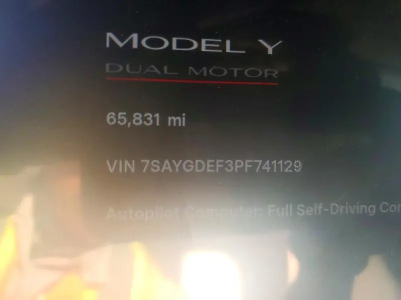 2023 TESLA MODEL Y   