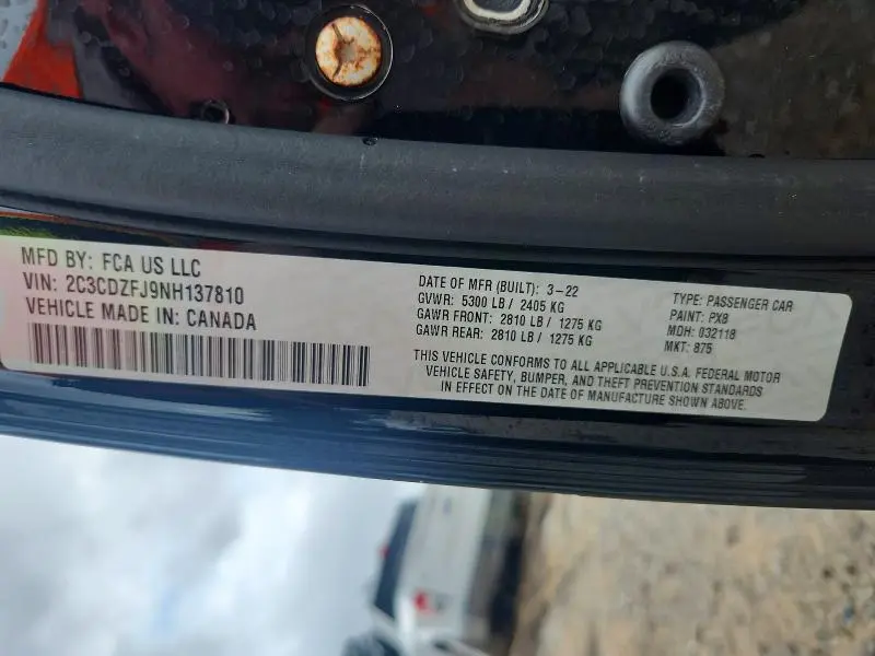 2022 DODGE CHALLENGER R/T SCAT PACK  