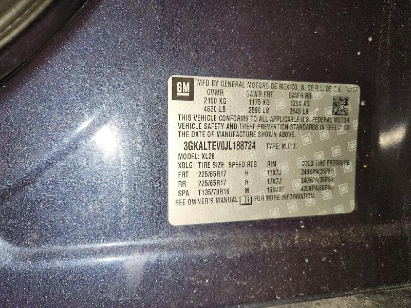 2018 GMC TERRAIN SLE  