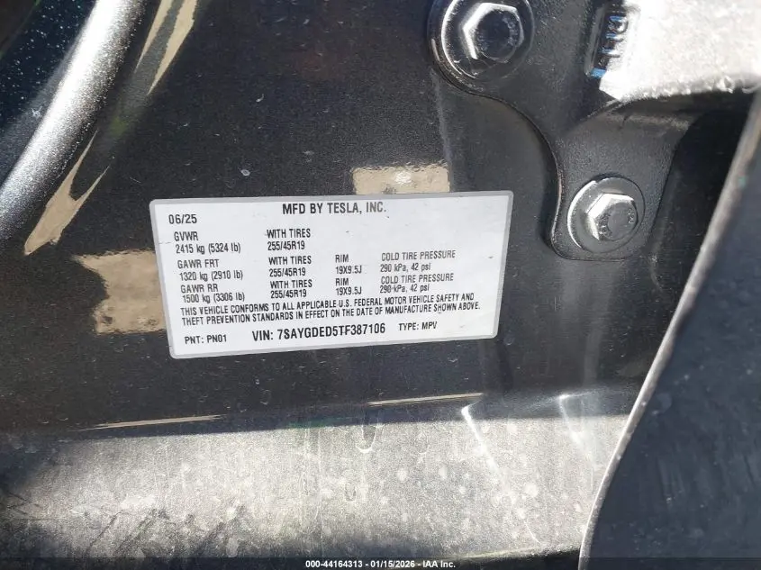 2026 TESLA MODEL Y PREMIUM REAR-WHEEL DRIVE/STANDARD REAR-WHEEL DRIVE