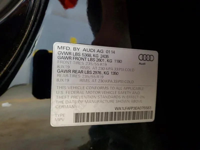 2014 AUDI Q5 PREMIUM PLUS  