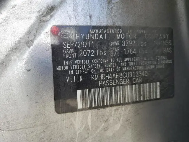 2012 HYUNDAI ELANTRA GLS  