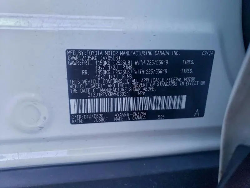 2024 TOYOTA RAV4 ADVENTURE  