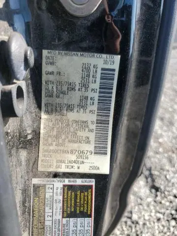 2019 NISSAN FRONTIER S  