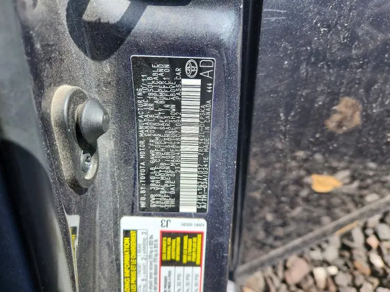 2011 TOYOTA COROLLA S  