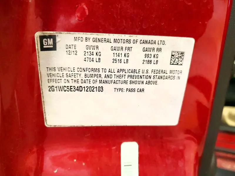 2013 CHEVROLET IMPALA LTZ  