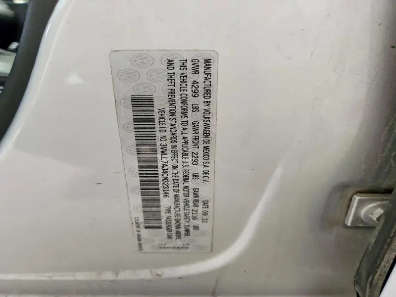 2012 VOLKSWAGEN JETTA TDI  