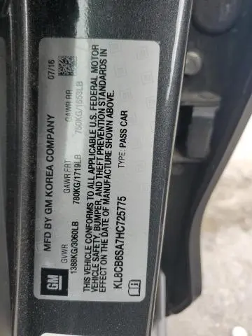 2017 CHEVROLET SPARK LS  