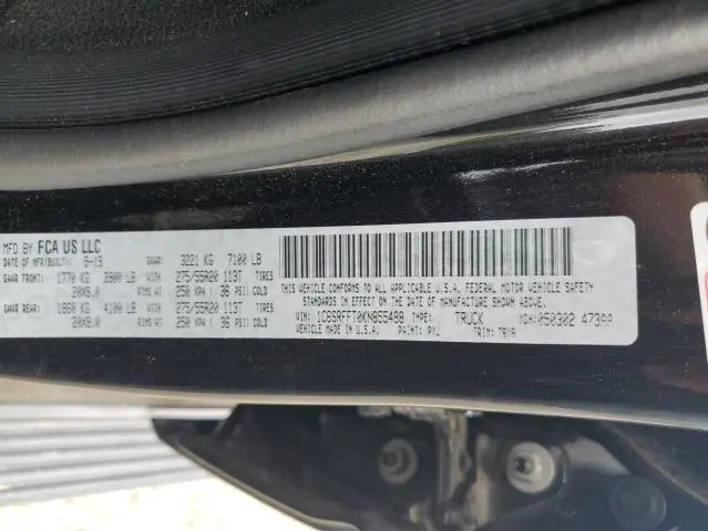 2019 RAM 1500 BIG HORN/LONE STAR  