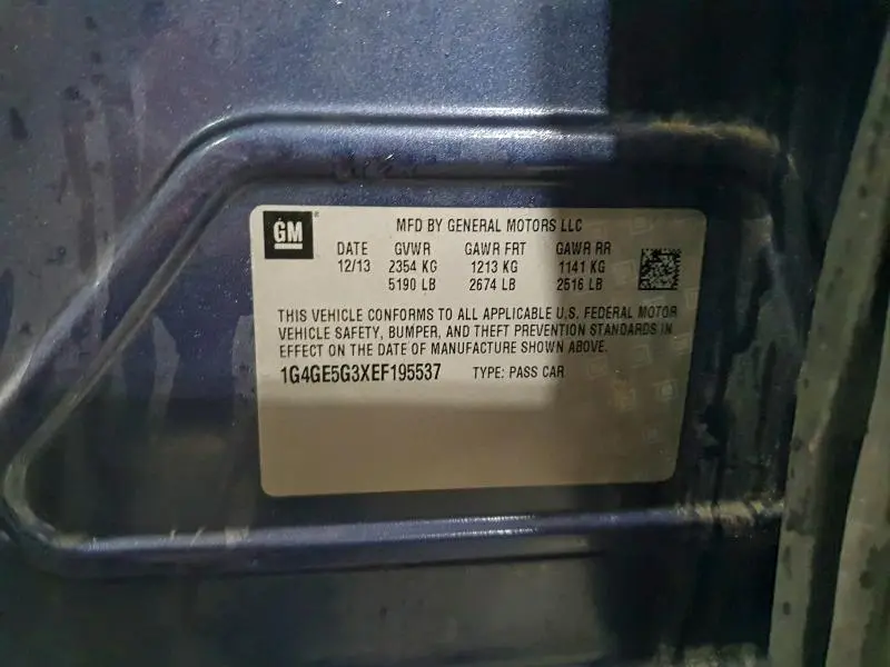 2014 BUICK LACROSSE PREMIUM  