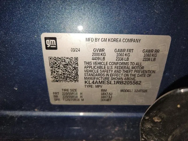 2024 BUICK ENCORE GX SPORT TOURING  