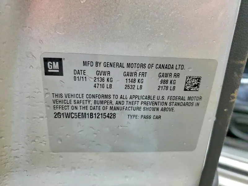 2011 CHEVROLET IMPALA LTZ  