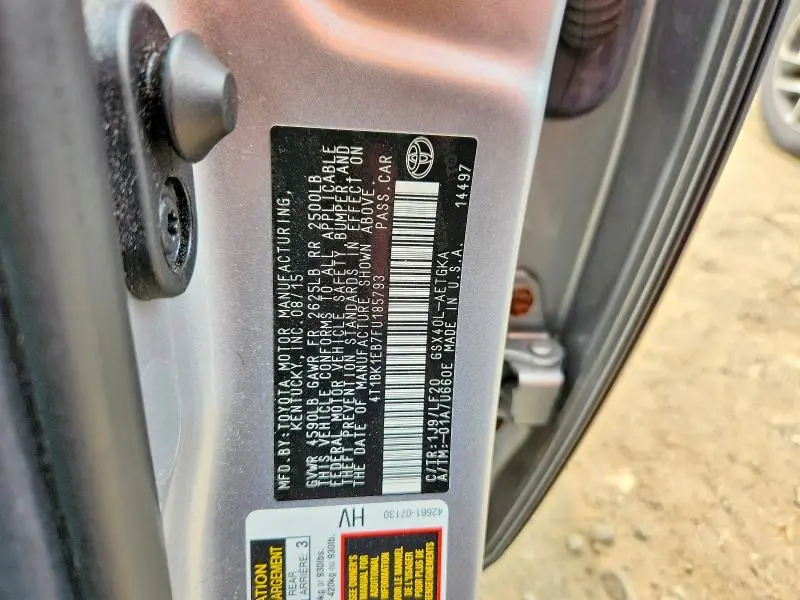 2015 TOYOTA AVALON XLE PREMIUM  