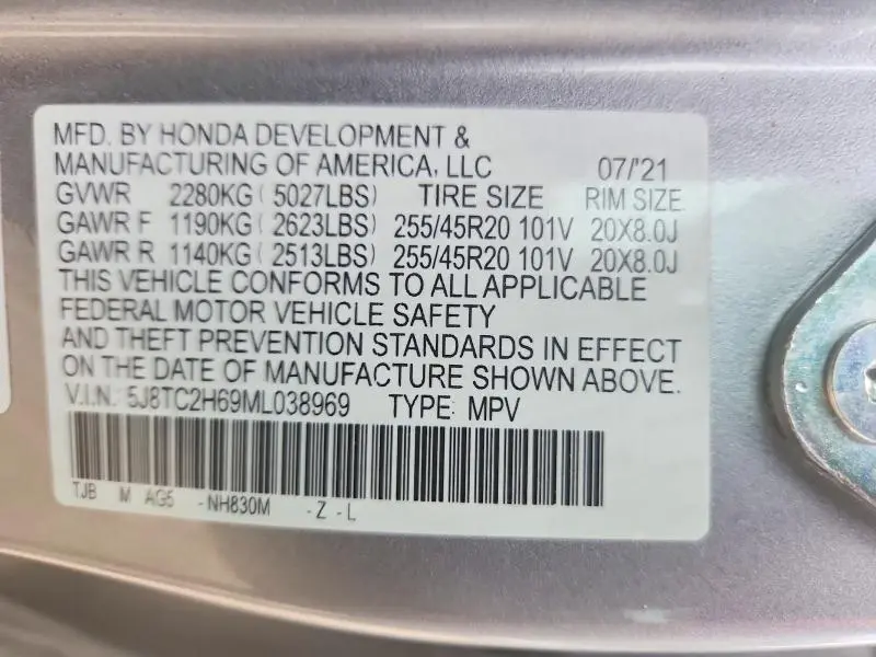 2021 ACURA RDX A-SPEC  