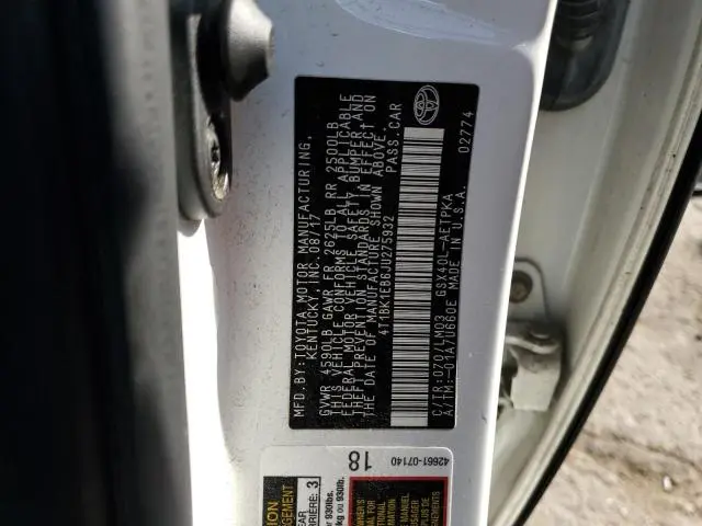 2018 TOYOTA AVALON XLE  