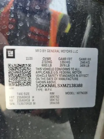 2021 GMC ACADIA SLT  