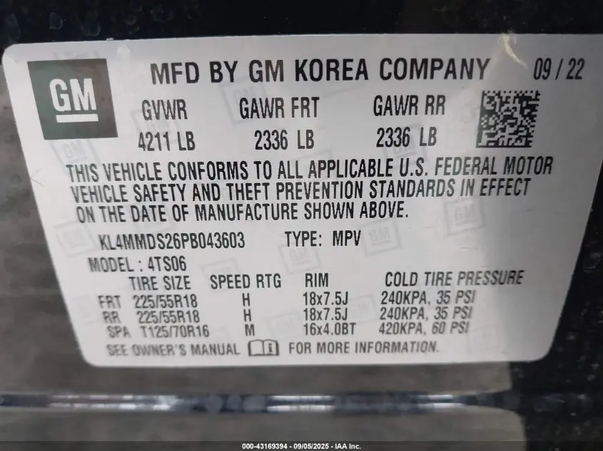 2023 BUICK ENCORE GX SELECT FWD