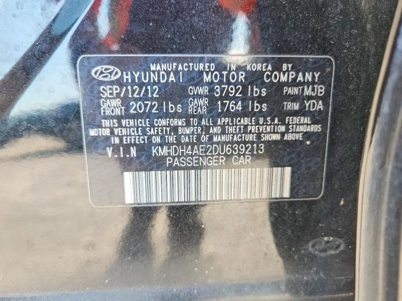 2013 HYUNDAI ELANTRA GLS  