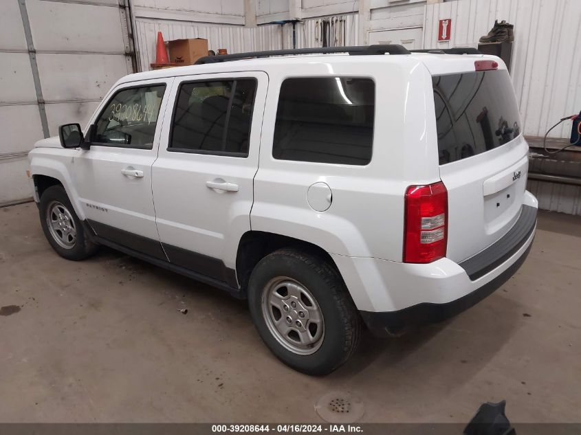 2016 JEEP PATRIOT SPORT