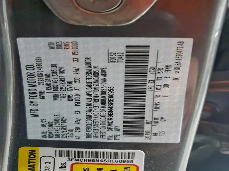 2025 FORD BRONCO SPORT BIG BEND  