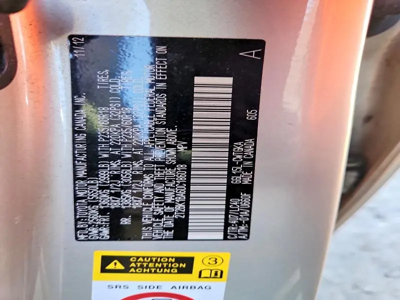 2013 LEXUS RX 350 BASE  