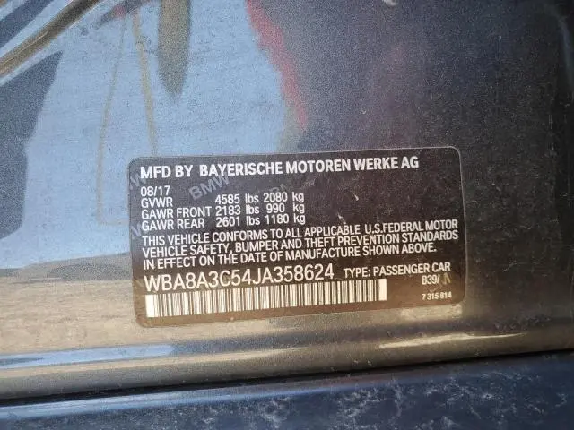 2018 BMW 320 XI