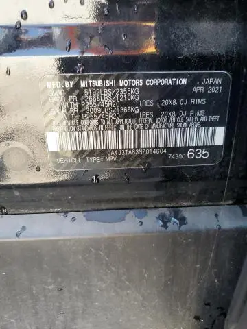 2022 MITSUBISHI OUTLANDER ES  