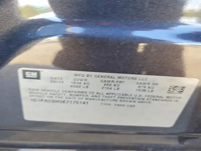 2014 CHEVROLET CRUZE LS  