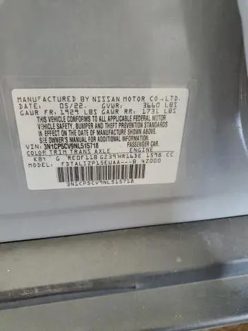 2022 NISSAN KICKS SV  