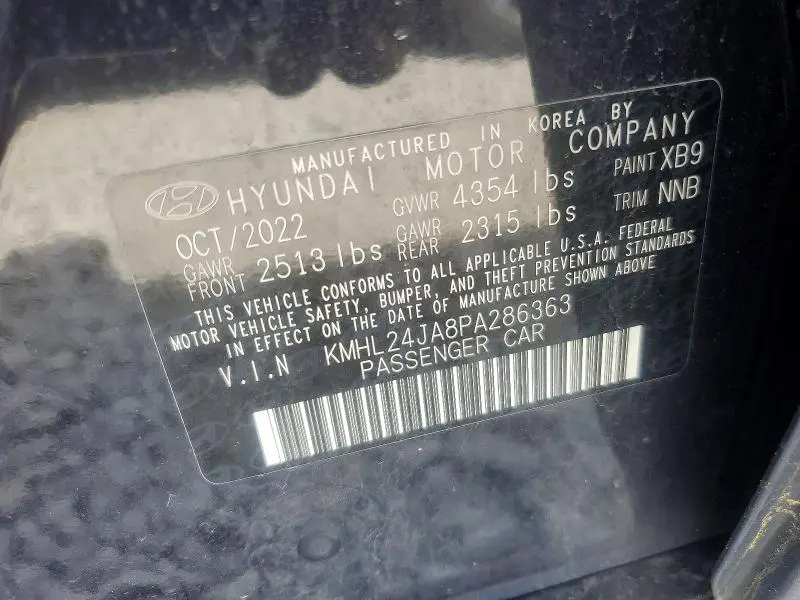 2023 HYUNDAI SONATA SE  