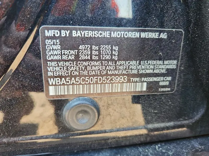 2015 BMW 528 I  