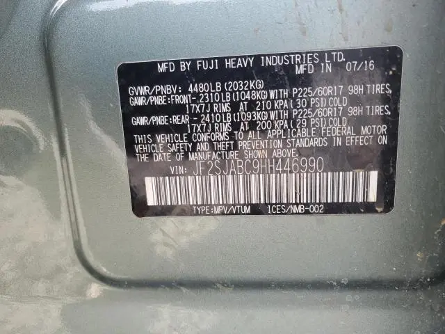 2017 SUBARU FORESTER 2.5I  