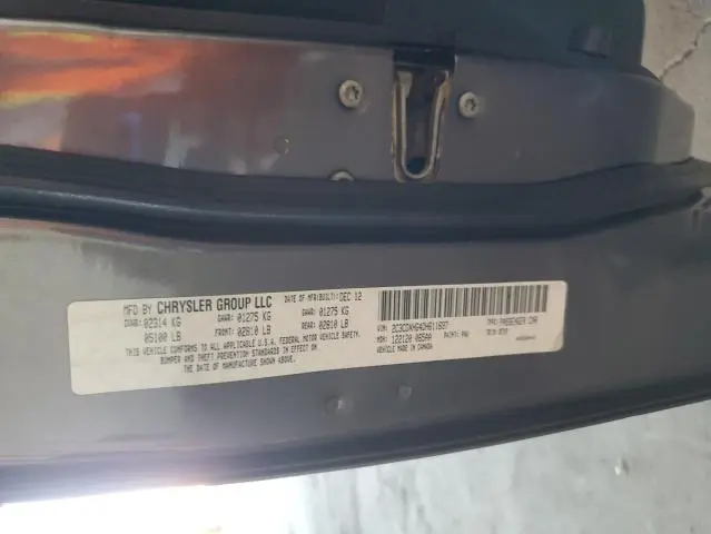 2013 DODGE CHARGER SXT  