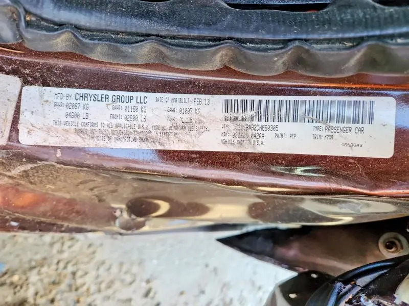 2013 CHRYSLER 200 LX  