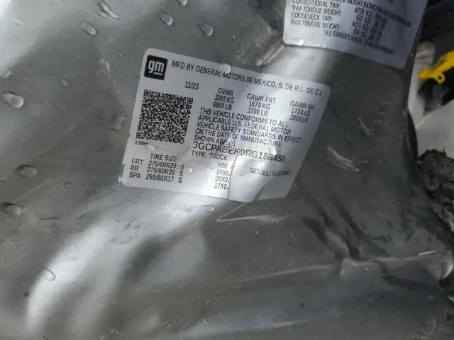 2024 CHEVROLET SILVERADO C1500 CUSTOM  