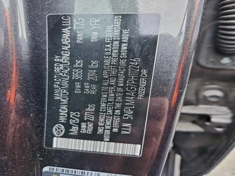 2023 HYUNDAI ELANTRA SEL  