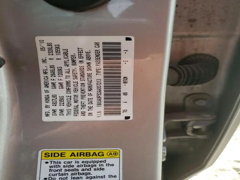 2010 ACURA TL   