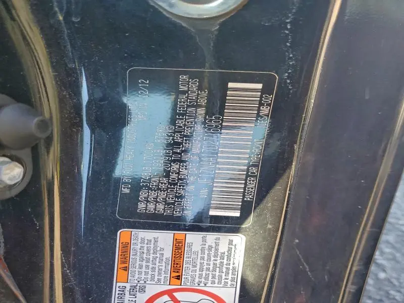 2013 TOYOTA SCION FR-S   