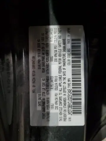 2018 MAZDA CX-9 SPORT  