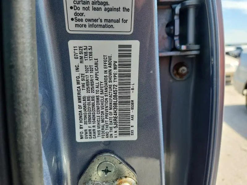 2011 HONDA CR-V LX  