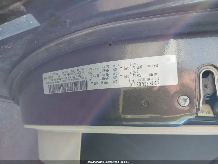 2018 CHRYSLER PACIFICA TOURING L