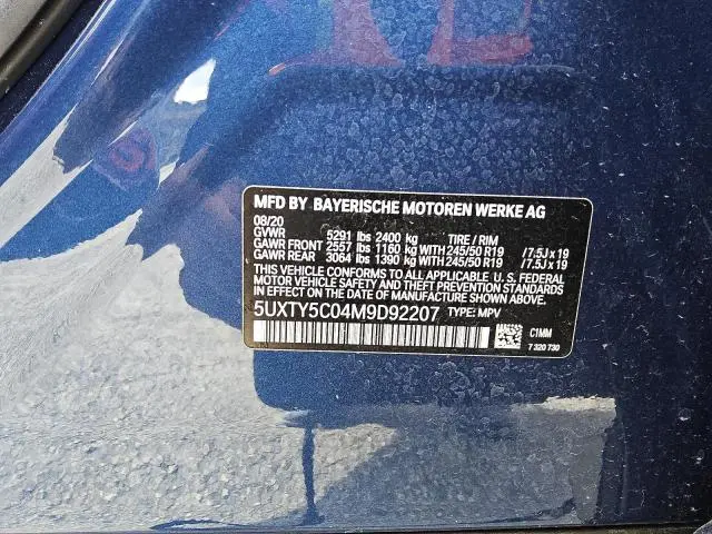 2021 BMW X3 XDRIVE30I  