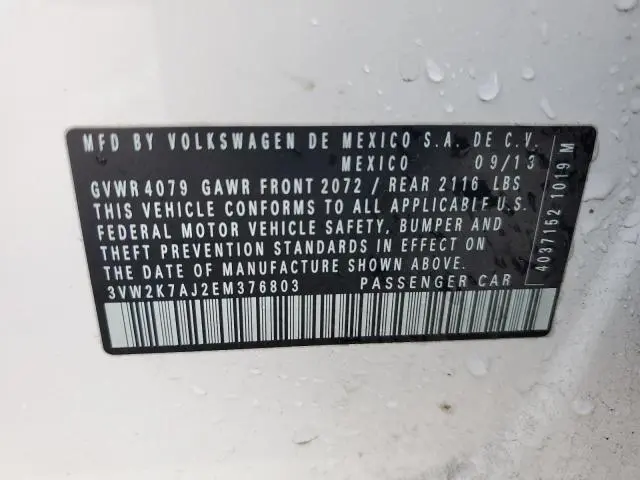 2014 VOLKSWAGEN JETTA BASE  