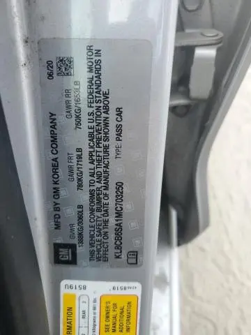 2021 CHEVROLET SPARK LS  