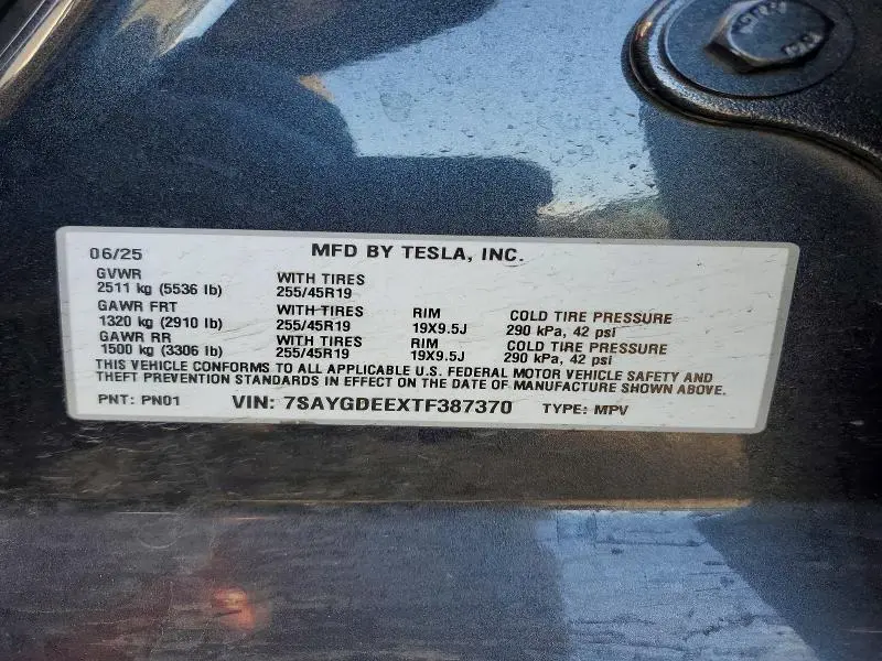 2026 TESLA MODEL Y   