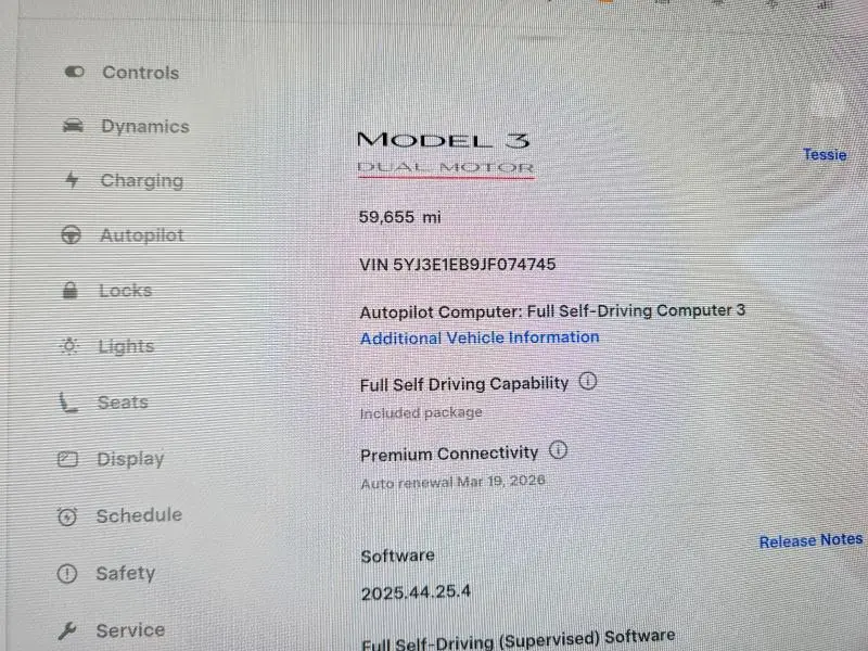 2018 TESLA MODEL 3   