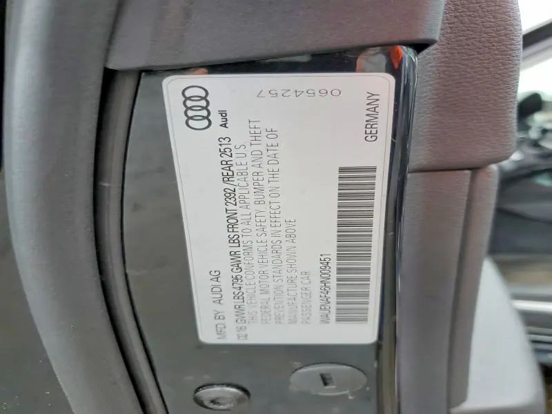 2017 AUDI A4 PREMIUM PLUS  