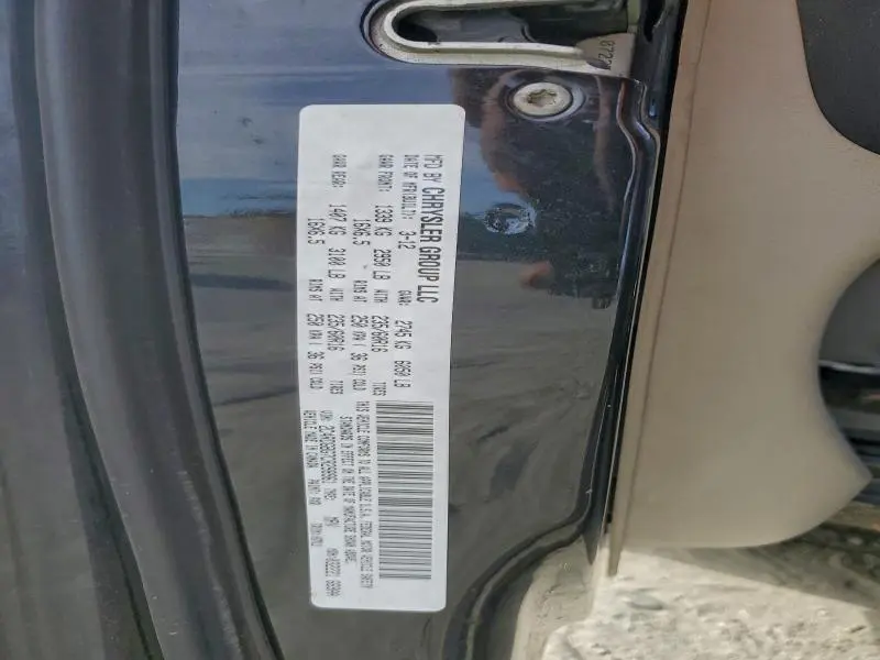 2012 DODGE GRAND CARAVAN SE  